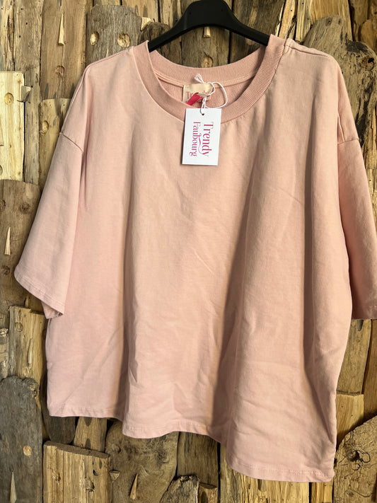 Tee shirt Zack rose vintage-TRENDY FAUBOURG