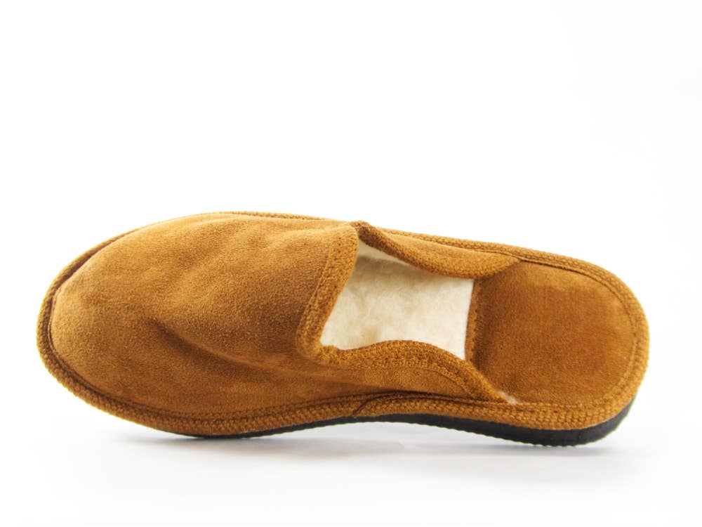 Pantoufle espagnole Bernardino en laine cognac 36-46: Cognac / 42