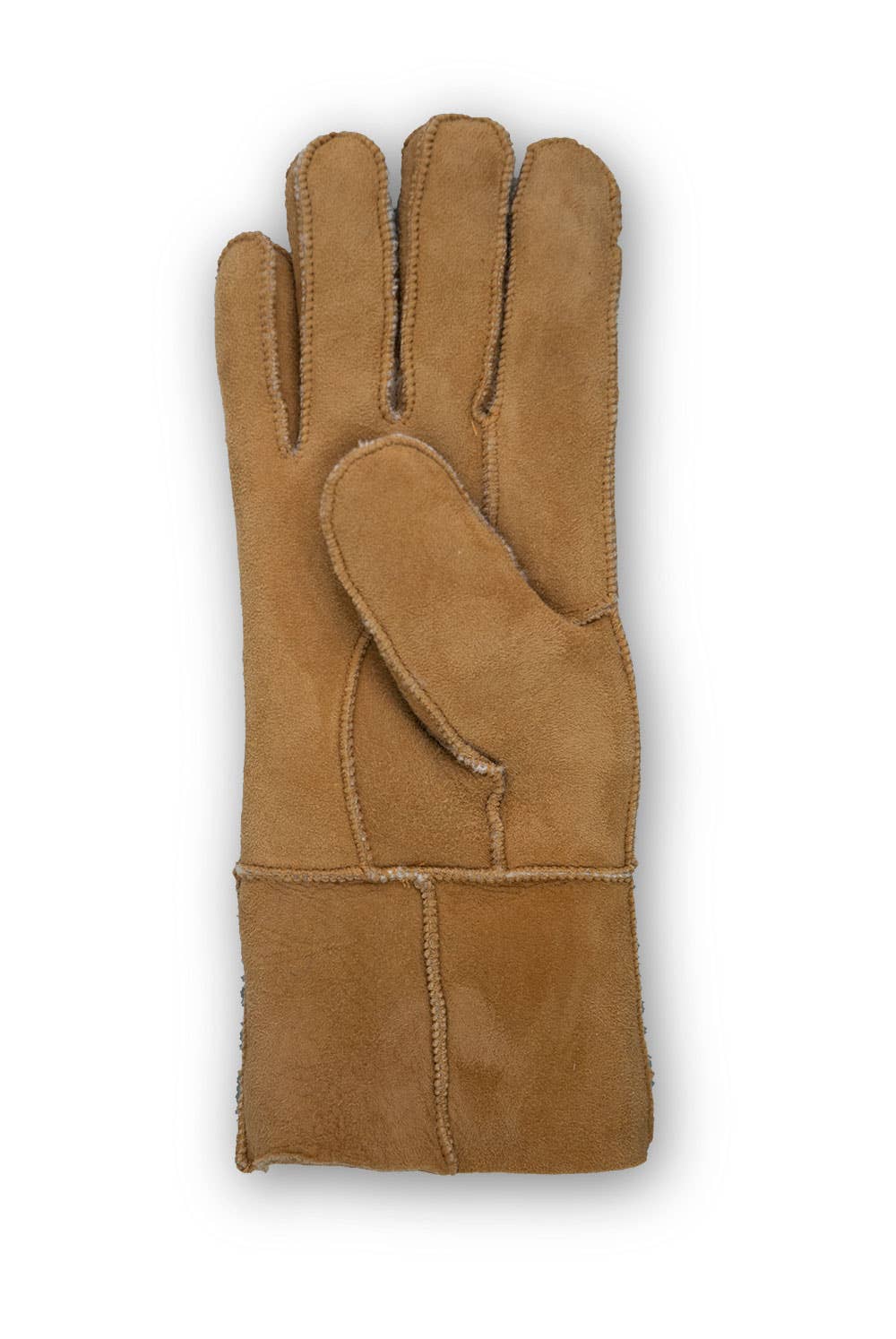 Gant en cuir Sirkka pour femme, doublure chaude: Bronzage / M